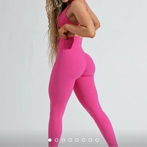 Buffbunny Legacy Leggings - Pink Lights - Small